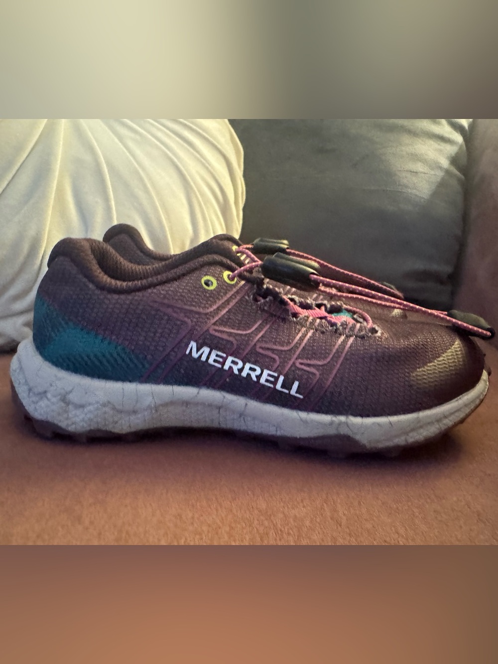 Girls Merrell Moab Flight burgundy Sneakers